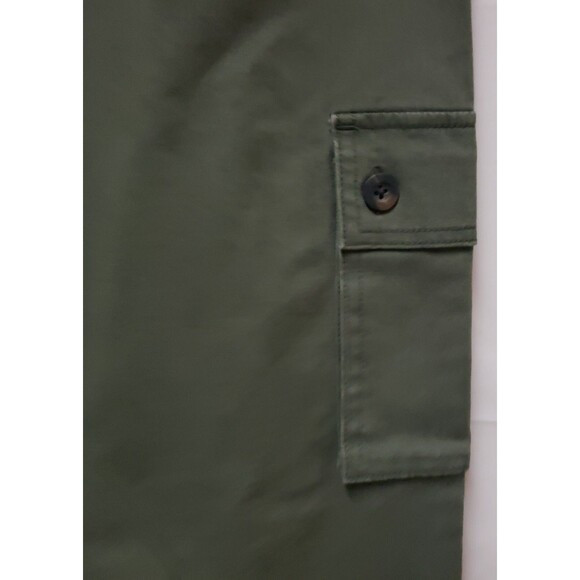Women's a.n.a Wide Leg Trendy Hobo Chic Cargo Pants Olive Multi Pocket Sz 8 NWT - Picture 13 of 16